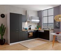 Cuisine Coin Cuisine Bloc Cuisine Angle Cuisine Blanc Noir Malia 310x172 CM
