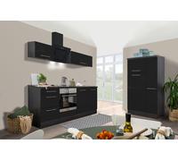 Cuisine Coin Cuisine Bloc Cuisine Chêne Noir Amanda 300 CM respekta Prime