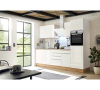 Cuisine Coin Cuisine Bloc Cuisine Marleen Premium 280 CM Blanc Artisan Chêne