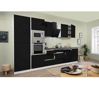 Cuisine Coin Cuisine Bloc Cuisine Sans Blanc Noir Lorena 345 CM
