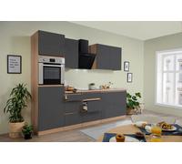 Cuisine Coin Cuisine Blocs Vides Sans Chêne Noir Lorena 270 CM respekta