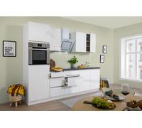 Cuisine Coin Blocs Vides Sans Haute Brillance Blanc Lorena 270 CM respekta