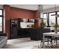 Cuisine Coin Cuisine De L’Île Chêne Noir Amanda 310 CM respekta Premium