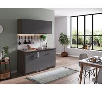 Cuisine Coin Cuisine Single Chêne York Gris Oliver 150 CM respekta