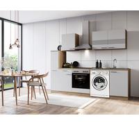 Cuisine Coin pour Structure Machine à Laver Chêne Blanc Merle 250 CM respekta