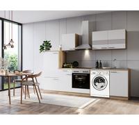 Cuisine Coin pour Structure Machine à Laver Chêne Blanc Merle 280 CM respekta