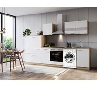 Cuisine Coin pour Structure Machine à Laver Chêne Blanc Merle 310 CM respekta