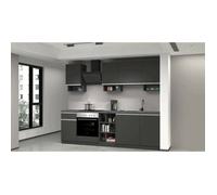 Cuisine Complète Attimis Dmora, en Bois Noble Gris Ardoise