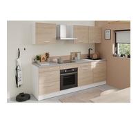 Cuisine complète OSLO - L 240cm - Chêne - Plan de travail inclus