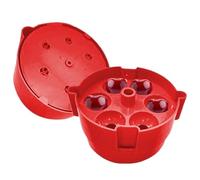 Cuisine Confiture de cerises Multi -Pitter - Outil de poussée Cherry Corer Multiple - Quick Cherry Pitter Design Portable - Gagnez du temps et de l'espace et de l'espace pour la corbeille à fruits