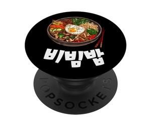 Cuisine coréenne Bibimbap Funny Cute Hangul PopSockets PopGrip Interchangeable