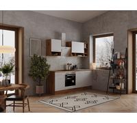 Cuisine Cuisine Élément Bloc Cuisine Chêne Blanc Hilde 220 CM Respekta