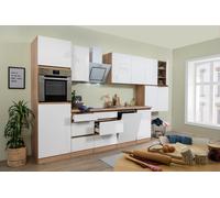 Cuisine Cuisine Éléments Vide Sans Poignée Chêne Blanc Lorena 380 CM Respekta