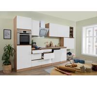 Cuisine Cuisine Éléments Vide Sans Poignée Chêne Blanc Lorena 380 CM Respekta