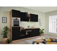 Cuisine Cuisine Éléments Vide Sans Poignée Chêne Noir Lorena 270 Cm Respekta