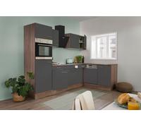 Cuisine Cuisine En Angle Eiche York Gris Oliver 280 X 172 Cm Respekta