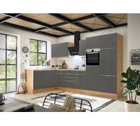 Cuisine Cuisine En Angle Marleen Premium 340 Cm Gris Artisan Chêne Respekta