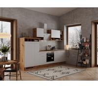 Cuisine Cuisine En Bloc Cuisine Intégrée Chêne Blanc Hilde 310 CM Respekta
