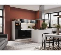 Cuisine Cuisine En Îlot Blanche Noire Amanda 280 Cm Respekta Premium