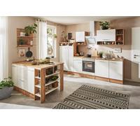 Cuisine Cuisine En Îlot Cuisine Intégrée Chêne Blanc Hilde 310 CM Respekta