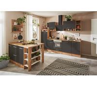 Cuisine Cuisine En Îlot Cuisine Intégrée Chêne Gris Hilde 280 CM Respekta