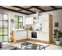 Cuisine Cuisine En L Forme Marleen Premium 280 Cm Blanc Artisan Chêne Respekta