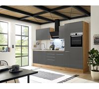 Cuisine Cuisine En L Forme Marleen Premium 310 Cm Gris Artisan Chêne Respekta