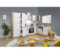 Cuisine Coin Blocs Vides Angle Chêne Blanc Merle 310x172 CM respekta