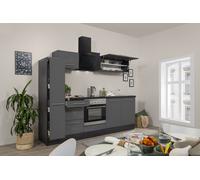 Cuisine Cuisine Équipée Bloc Cuisine Chêne Gris Amanda 240 CM Respekta Premium