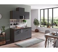 Cuisine Cuisine Équipée Cuisine Simple Chêne York Gris Oliver 150 Cm Respekta
