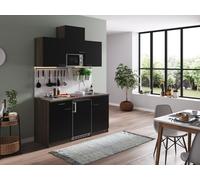 Cuisine Cuisine Équipée Simple Érable York Noir Oliver 150 CM Respekta