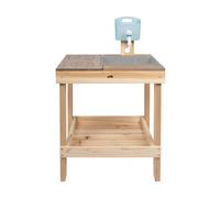 Small Foot Design – Cuisine de boue et table de jeu 12789 – Bois massif, extérieur, dès 3 ans – Beige