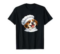 Cuisine de Dessin animé Joyeux Beagle Cook Happy Mood T-Shirt