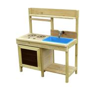 Cuisine de jardin en bois pour enfant - intérieure et extérieure