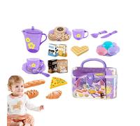 Cuisine de Jeu pour | 7,68 x 4,92 x 4,53 Pouces Jouet Alimentaire | Portable avec Valise | Cocina De Juguete | Cuisine Enfant Jouet | Jeu Alimentaire Portable avec étui de Rangement | Home