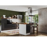 Cuisine De L’Île Salle à Manger Induction Gris Gabriel 320 CM respekta