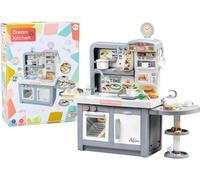 Cuisine de rêve pour enfants Eclairage Bruits Vapeur Accessoires Gris