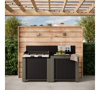 Cuisine d'extérieur ENO Modulo Essential 2 modules - Gris Cargo