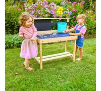 Talk-Point Cuisine d'extérieur pour enfant Little Chef Mud Kitchen bois FSC, casseroles et poêles
