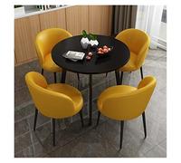 Cuisine Dinette Bureau et magasin de thé Chaise Combinaison Café Boutique Loisirs Tables et chaises Entretien Tables et chaises rondes pour répondre aux besoins des clients (A)