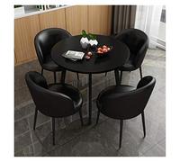 Cuisine Dinette Design Moderne Table ronde Balcon Salon Table à manger Bureau Salle de réunion Salon Café Salon de beauté (couleur : B)
