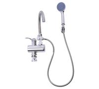 Cuisine Electrique Chauffe Eau Robinet d'eau Chaude et Froide à Double Usage Instantanée Chauffe Robinet avec Affichage de la Température et LCD