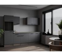 Cuisine Éléments De Cuisine Vide Chêne York Gris Mat Oliver 280 Cm Respekta