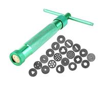 Cuisine en Acier Inoxydable Pâte De Sucre Extrudeuse Craft avec Utilitaire Clay Craft Extrudeuse Fondant Outils Gâteau (Couleur Aléatoire)