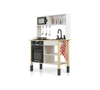 Cuisine en bois Milly Mally Astrid Noir Multicolore G