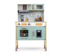 Cuisine En Bois Bjorn - Couleur Menthe