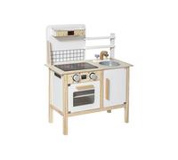 Cuisine en bois - Blanc et bois