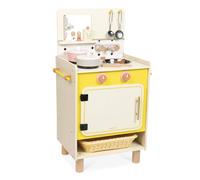 Janod Cuisinière en bois Mamie Soleil 11 pièces FSC Jaune Enfants (TU)