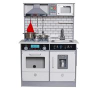 Cuisine en bois pour enfants - GINGER HOME - Effets sonores et lumineux - Design scandinave - 65x30x93 cm