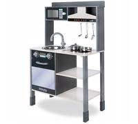 Cuisine en bois pour enfants - GREEN SERIES - GS0062 - 100 cm - Hotte interactive - Accessoires inclus